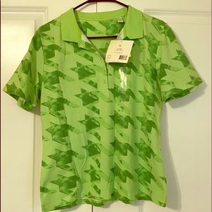 Liz Claiborne Golf Green Polo Top